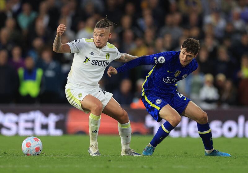 Andreas Christensen - 7, Was confident but Leeds offered so little in the first half that he never really had to stretch himself. Did well to halt Raphinha’s path when the Brazilian tried to sprint forward.
Action Images