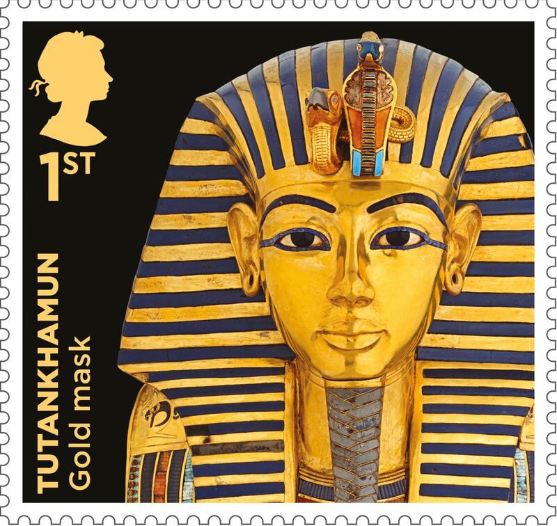 A new set of stamps is being issued by the Royal Mail to mark 100 years since the discovery of Tutankhamun’s tomb. All photos: PA