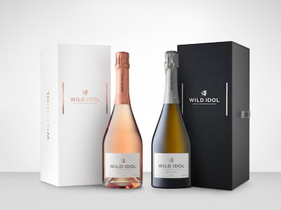 Sparkling white and rose 'wine' from Wild Idol
