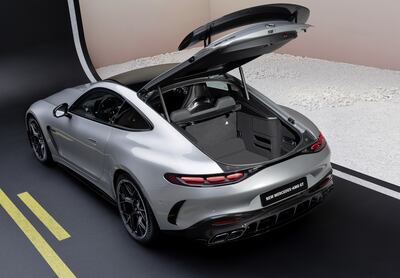 The car offers a generous space for luggage. Photo: Mercedes-AMG