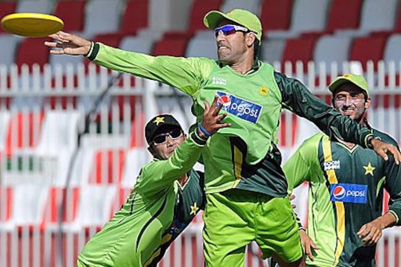 Umar Gul, centre, and his teammates will hope Pakistan emerge out of the match-fixing shadow over the next five days.