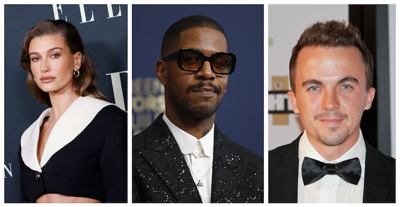 Hailey Bieber, Kid Cudi and Frankie Muniz have all spoken about the strokes they suffered in their twenties and thirties. EPA; ATP; Wireimage