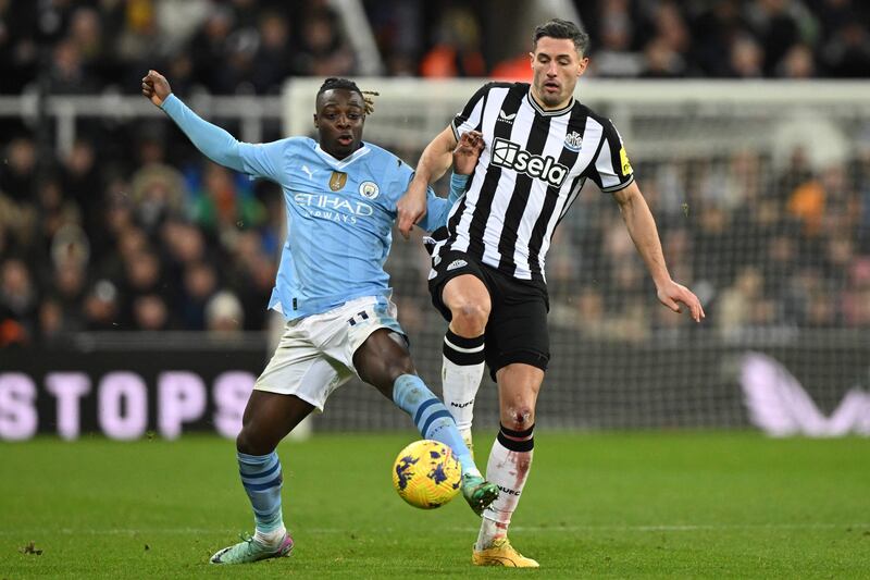 Had looked assured at back for Newcastle but was nutmegged by De Bruyne’s strike for City’s second when he arguably should have closed the City substutute down quicker. AFP