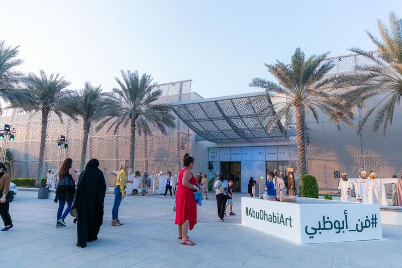 The Abu Dhabi Art venue at Manarat Al Saadiyat. Photo: Abu Dhabi Art