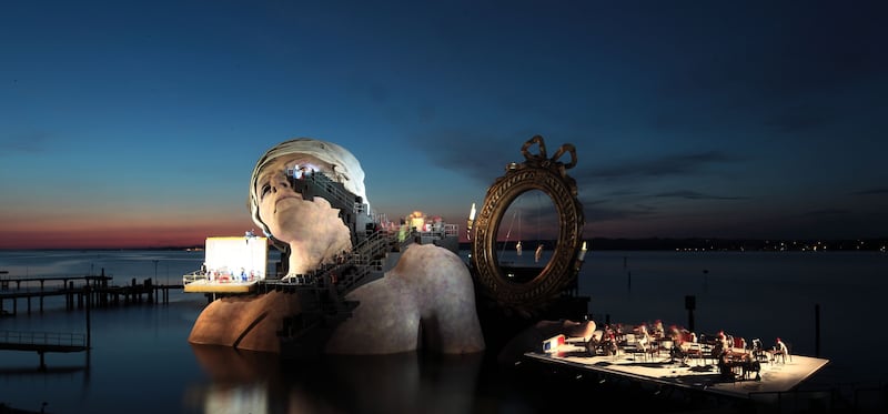 A 2011 performance of the opera 'Andre Chenier' by Umberto Giordano in Bregenz, Austria. Getty Images