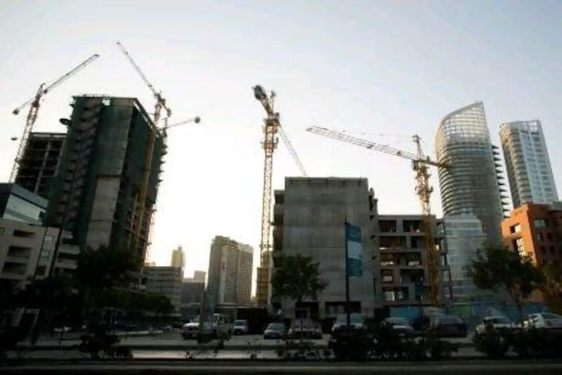 The property boom continues unabated in Lebanon, with prices gaining in the first two months of the year. Grace Kassab / AP Photo