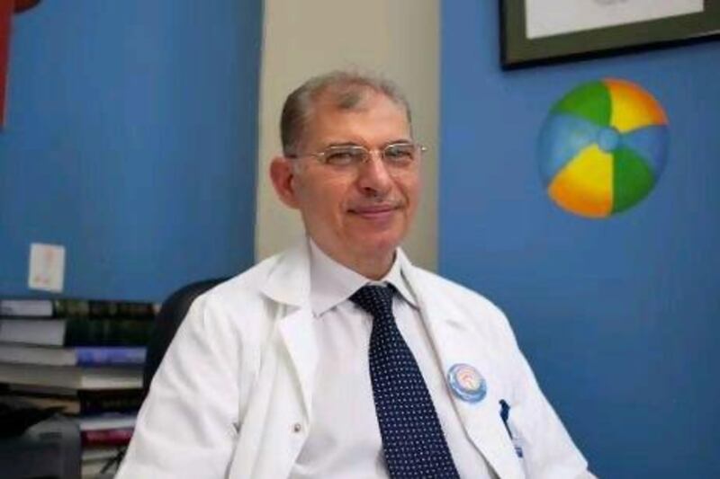 Dr Amin El Gohary, a pediatric surgeon at  Al Noor Hospital.