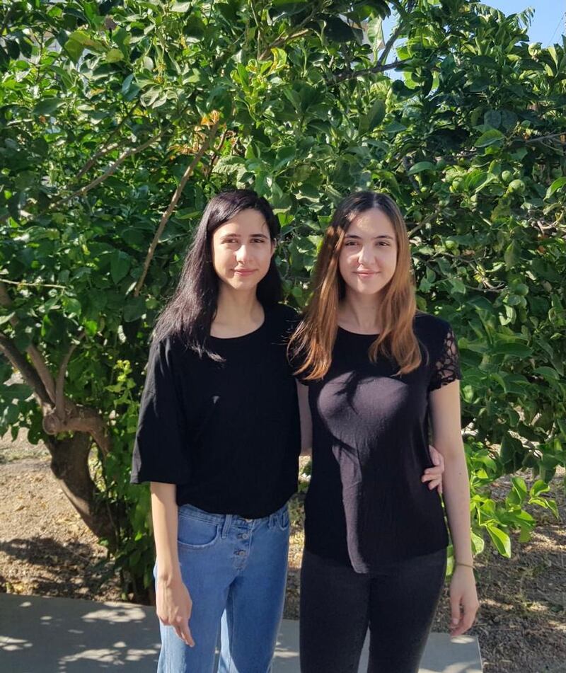 Twin sisters Naz and Nil Karadede, pupils at Deira International School in Dubai, scored 45 points in their International Baccalaureate exams.