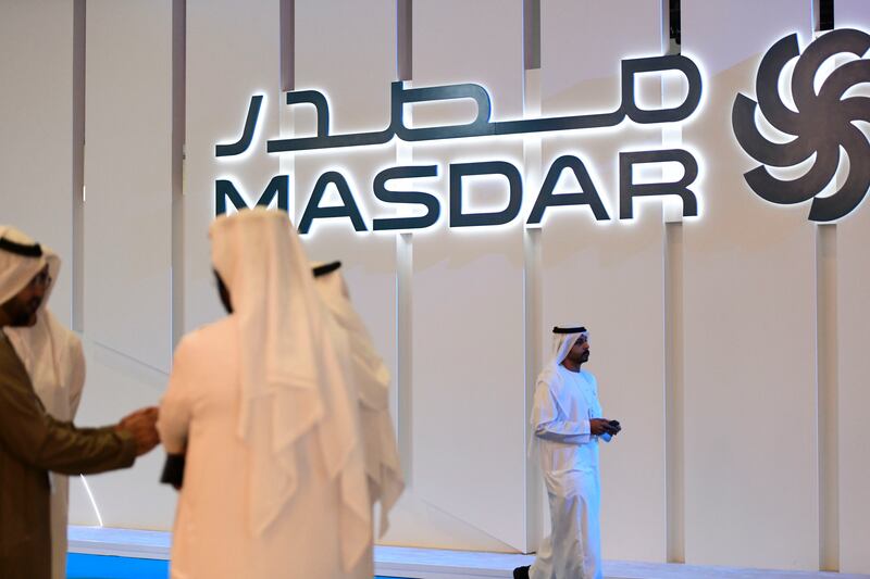 Abu Dhabi's Masdar is involved in a number of projects related to green hydrogen production. Khushnum Bhandari / The National