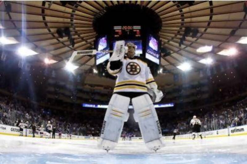 Tuukka Rask has impressed in goal for the Boston Bruins.