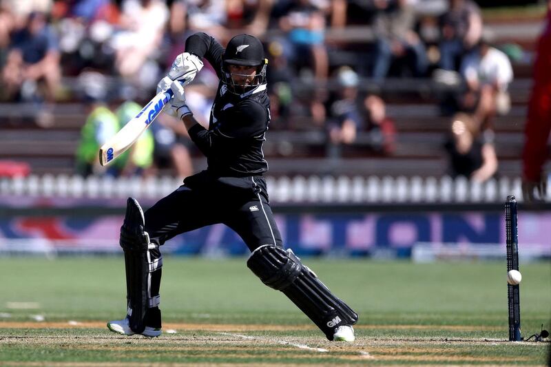 New Zealand's Devon Conway scored a century on Friday. AFP