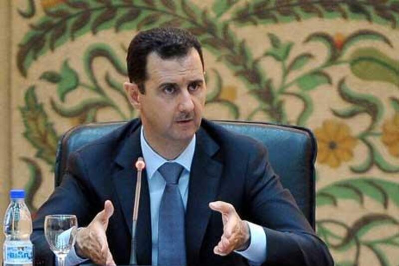 President Bashar Al Assad today said Syria was 'at war'.