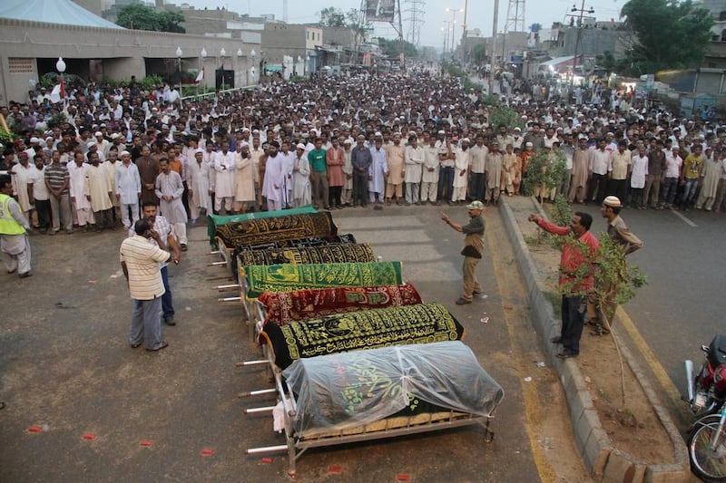 Pakistan is finally bringing those who allegedly caused September's factory fire in Karachi to justice. AFP PHOTO/str

