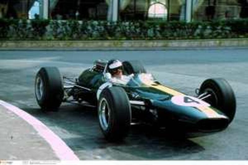 Motor Racing - Formula One - F1 - 1966 Monaco Grand Prix - Monte Carlo - 22/5/66
Jim Clark - Lotus in action
Mandatory Credit: Action Images / Sporting Pictures / Hewett Collection

CONTRACT CLIENTS PLEASE NOTE: ADDITIONAL FEES MAY APPLY - PLEASE CONTACT YOUR ACCOUNT MANAGER