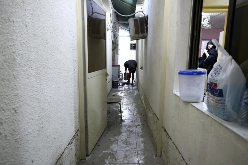 Dubai, United Arab Emirates - Reporter: Nick Webster: The inside of Sultan Al Mughiri's villa on Street 4A. Flooding in Rashidiya area of Dubai. Monday, January 13th, 2020. Rashidiya, Dubai. Chris Whiteoak / The National