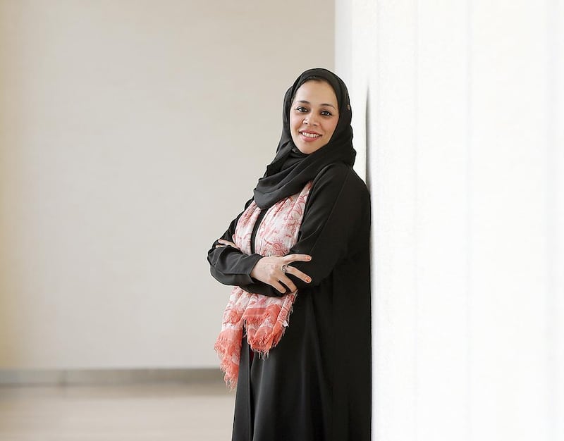 The Emirati Interior Designer Amani Al Lauz. Satish Kumar / The National