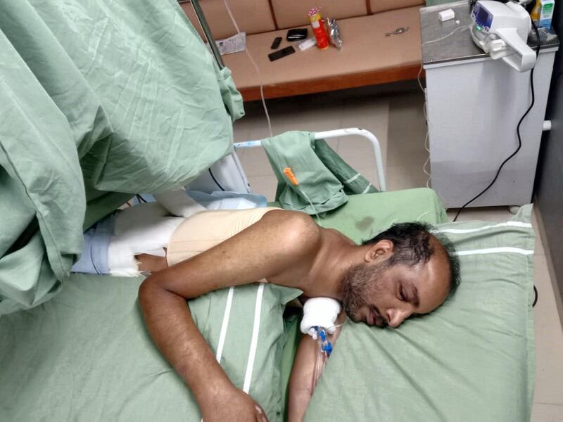 Noufal Kizekkethil, a former Ajman resident, battled life-threatening injuries and multiple fractures to his spine that put him at risk of becoming a paraplegic. After 12 surgeries and 70 days in hospital, he has been discharged from the Aster MIMS hospital in Kannur. He was among about 170 passengers who survived the Air India Express crash when Flight IX 1344 overshot the Kozhikode runway in Kerala, India on August 7, killing 21 people including the pilot and co-pilot. Courtesy: Kizekkethil 