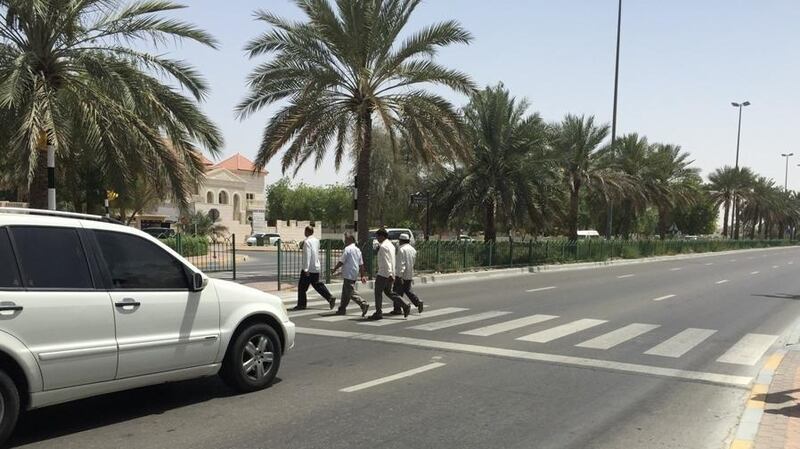 A new smart system in Dubai will detect motorists who fail to give way to pedestrians. Courtesy: Abu Dhabi Police