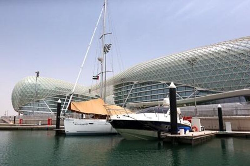11 - June - 2013, Yas Viceroy Hotel, Abu Dahbi

Abu Dhabi and Yas Marina building up the marine tourism and culture. Fatima Al Marzooqi/ The National. 
