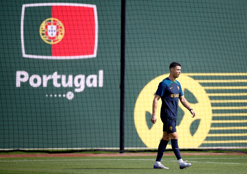 Portugal's Cristiano Ronaldo is here. Reuters