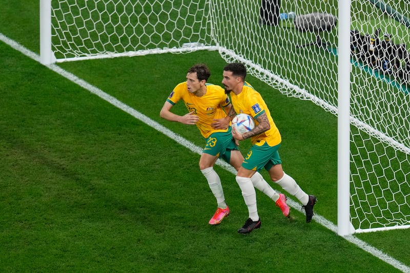 Craig Goodwin (McGree 58’) - 6. Delivered some disappointing crosses after getting into good positions, but hit a shot that deflected off Fernandez and went in to give Australia hope.

AP