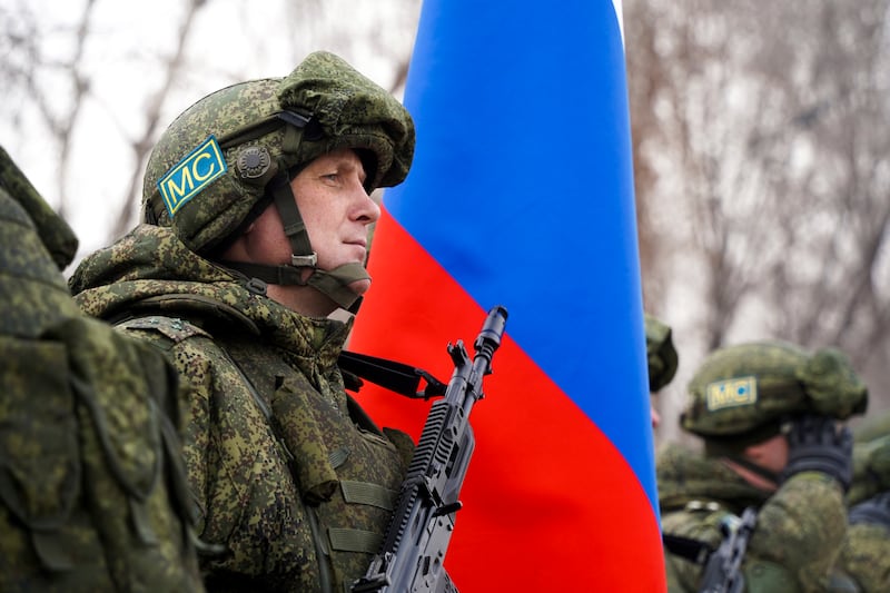 Russia will begin its drawdown of troops from Almaty, Kazakhstan. AP