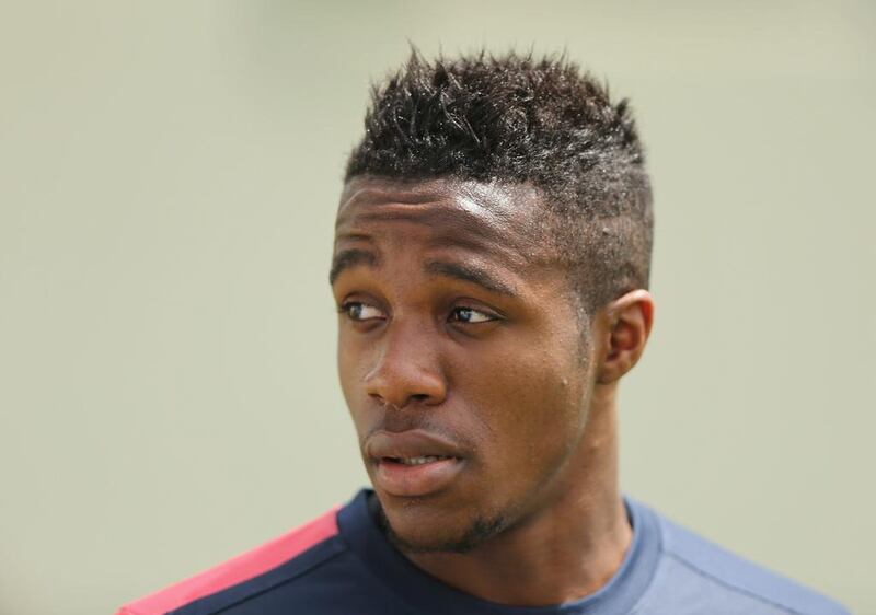 Left midfield: Wilfried Zaha, Manchester United / Cardiff City. Rarely selected by David Moyes. Loaned to Cardiff and lost his place in a relegated team. Ian Walton / Getty Images