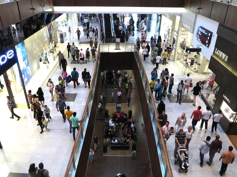 Mall operators and retailers in the Emirates are hoping the shopping trend continues as seasonal festivals such as Diwali and Christmas approach. Jeffrey E Biteng / The National