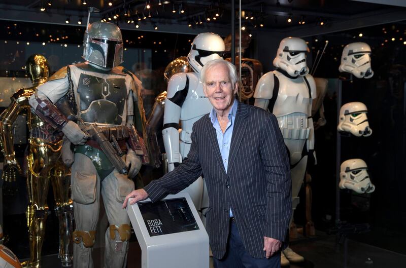 FILE - DECEMBER 17: Actor Jeremy Bulloch, known for playing the character of Boba Fett in the "Star Wars" films, passed away on December 17 after a long battle with Parkinson's disease. He was 75 years old. LONDON, ENGLAND - JULY 26:  Jeremy Bulloch attends a photo call at the "Star Wars Identities: The Exhibition" on July 26, 2017 in London, United Kingdom.  (Photo by John Phillips/Getty Images)