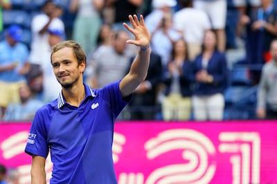 Daniil Medvedev has dropped just one set en route to the US Open final. Reuters