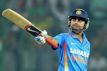 Virat Kohli hit a century in front of his home crowd at New Delhi's Ferozshah Kotla ground.