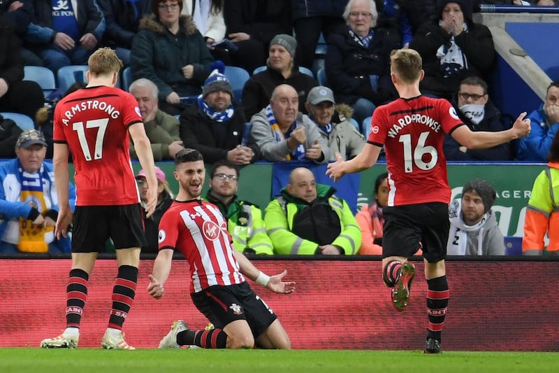 Striker:  Shane Long (Southampton) – Earned Southampton a spot kick and then scored only his third goal in 68 games for club and country in victory at Leicester. Getty Images