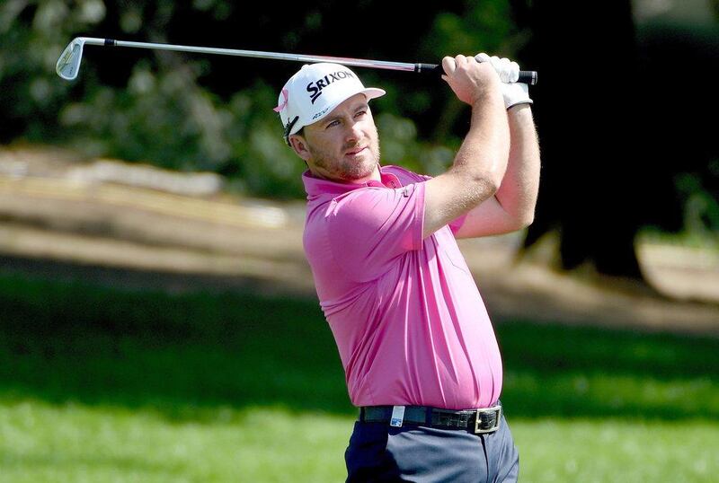 Graeme McDowell during the second round of the Omega Dubai Desert Classic at Emirates Golf Club. Ross Kinnaird / Getty 