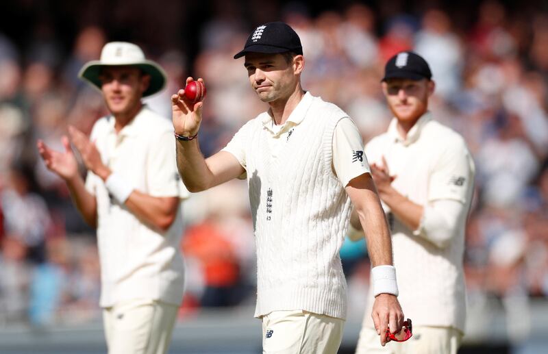 Cricket - England vs West Indies - Third Test - London, Britain - September 9, 2017   England's James Anderson celebrates with the ball after the match   Action Images via Reuters/Andrew Boyers