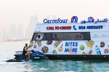 Carrefour's 'sail-thru' supermarket will serve yacht passengers, jet-skiers and beach-goers
