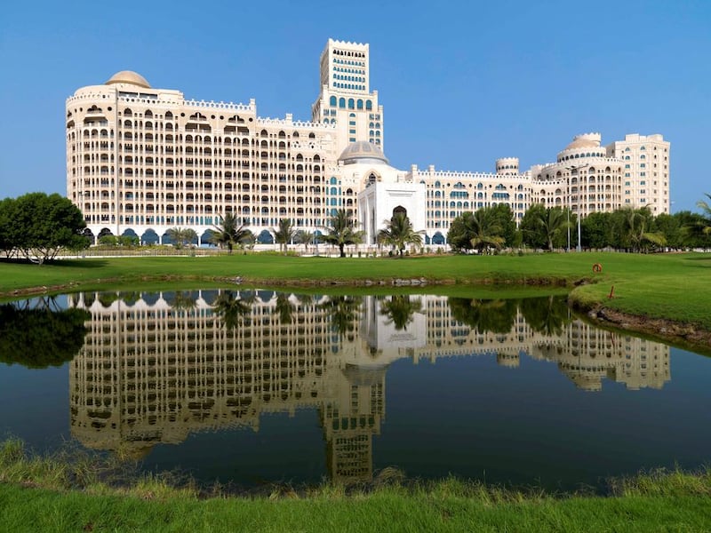 The 346-room Ras Al Khaimah Waldorf Astoria, the Hilton luxury brand’s first in the UAE. Courtesy Waldorf Astoria Hotels & Resorts