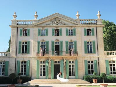 A past wedding at Chateau de Tourreau. Courtesy Branco Prata via Chateau De Tourreau