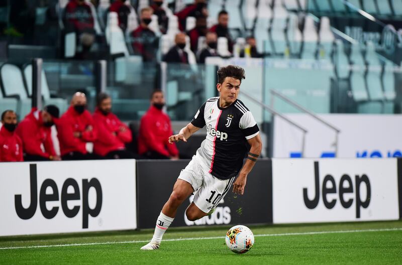 Juventus forward Paulo Dybala in action. Reuters