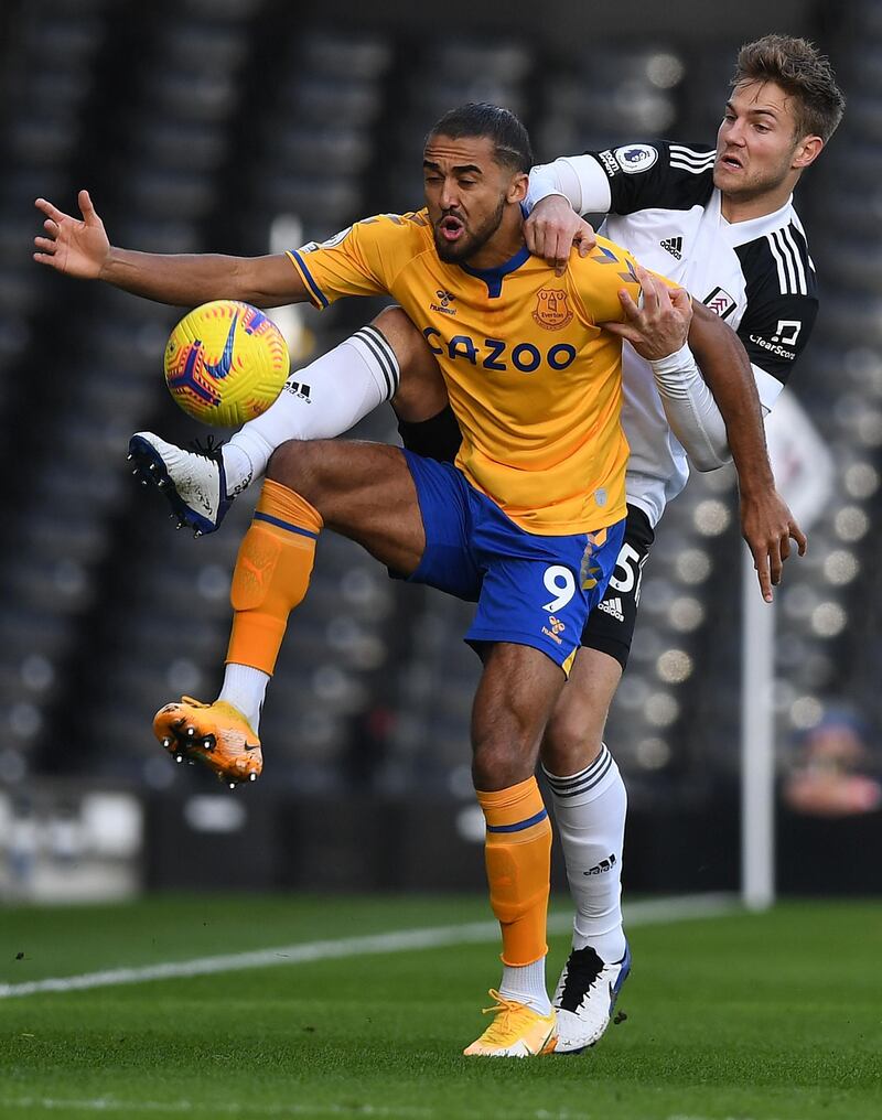 Dominic Calvert-Lewin - 8: Two poached strikes took his Premier League tally this term to double figures. But he brings so much more to this Everton team than just goals. AFP