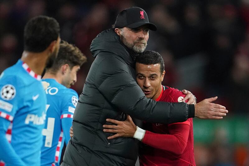 Thiago Alcantara - 6: The 30-year-old replaced Fabinho on the hour but did not look sharp after his injury layoff. He was sloppy on the ball but will be better for the runout. AP