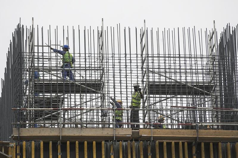 UAE construction sector to grow 6 to 10% in 2020, according to KPMG's global construction survey. Mona Al Marzooqi / The National