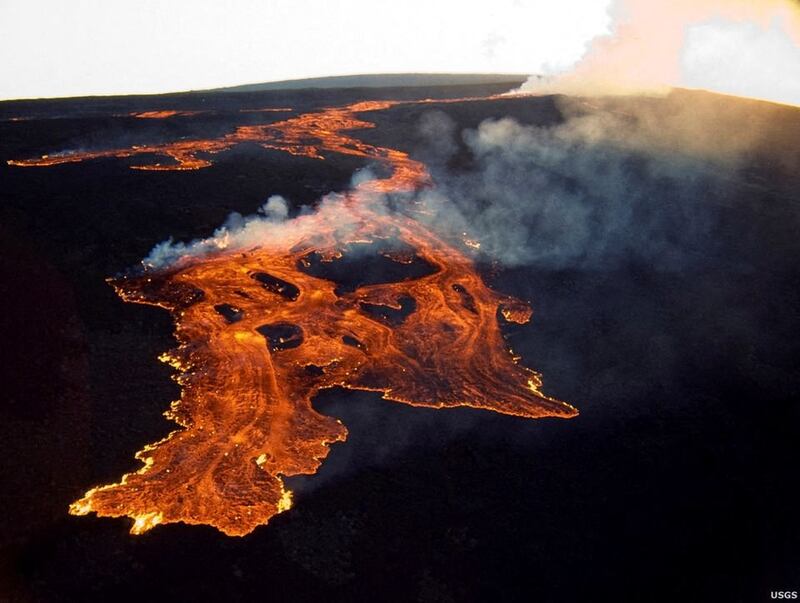  Hawaii's Mauna Loa has erupted for the first time in nearly 40 years. US Geological Survey  /  AFP