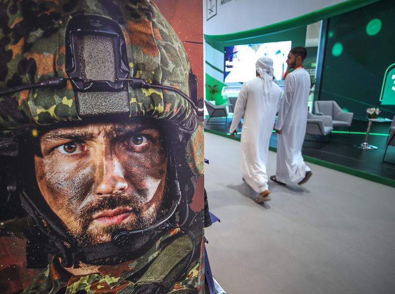 The International Defence Exhibition & Conference (Idex) is being held at ADNEC from February 20-24. All photos: Victor Besa / The National