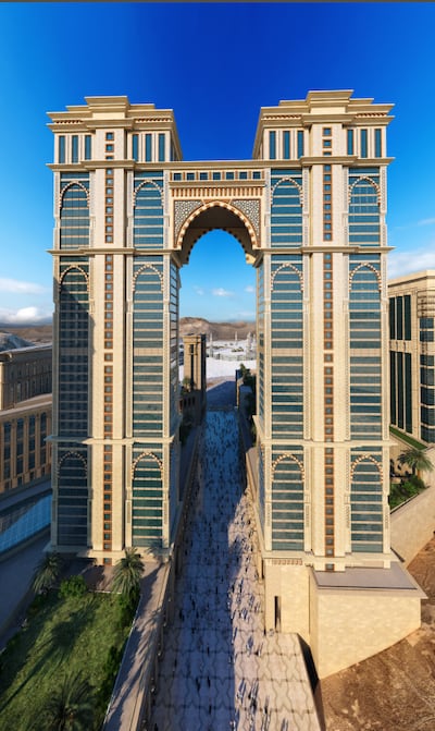Address Jabal Omar Makkah will offer 1,484 rooms and suites in two towers. Photo: Address Hotels & Resorts
