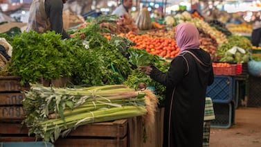 A market in Rabat. Morocco's Bank of Africa has teamed up with Bank of Palestine to boost financial inclusion.  EPA