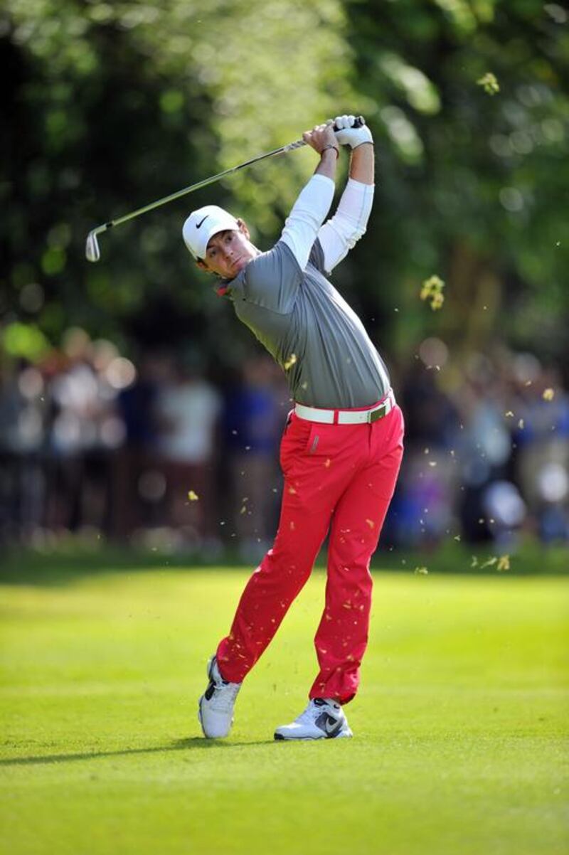 Days after Rory McIlroy abruptly reneged on marriage plans, he came from seven shots back to win the PGA Championship last week. Glyn Kirk / AFP