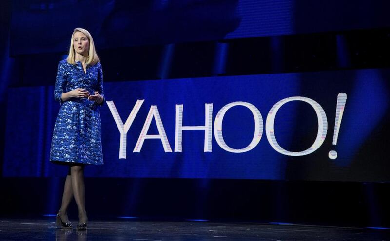 Yahoo! president and CEO Marissa Mayer  Julie Jacobson / AP