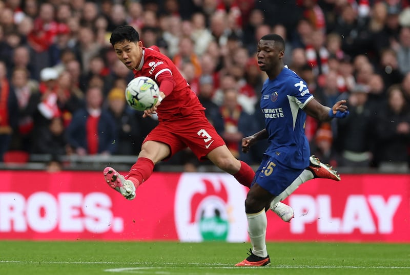 Japanese midfielder threw himself in front of Jackson shot to deflect first-half chance over bar after Kelleher saved superbly from Palmer. Cost Van Dijk a goal when he was deemed to have blocked a Chelsea defender in run-up. Reuters
