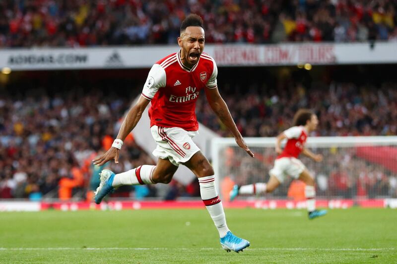 Striker: Pierre-Emerick Aubameyang (Arsenal) - Secured 10-man Arsenal a comeback victory against Aston Villa. It felt inevitable that the prolific Gabonese was the man who delivered victory. Getty Images