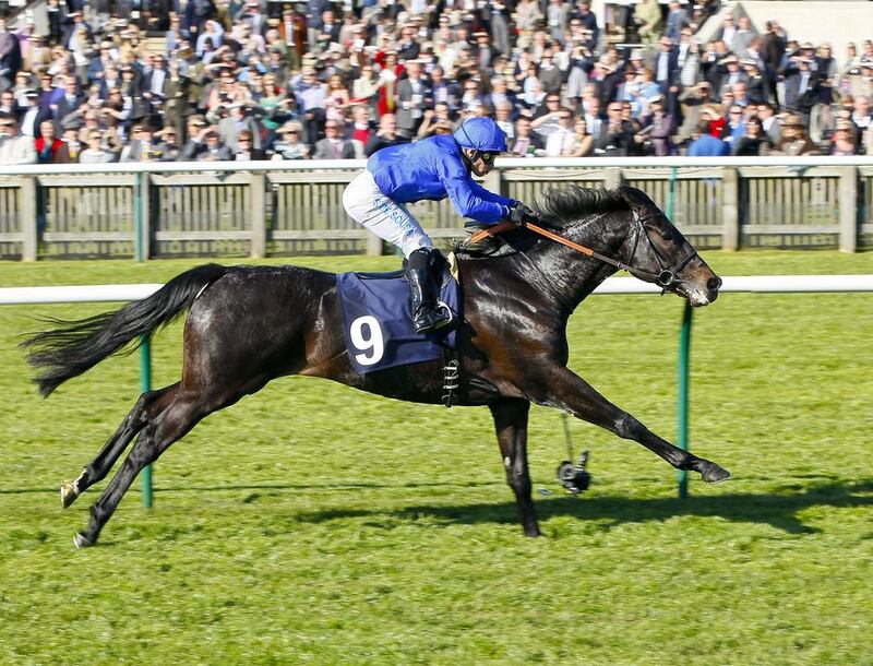 True Story did not disappoint with jockey Silvestre De Sousa aboard in the Fielden Stakes at Newmarket on April 16, but failure on Thursday in the Dante Stakes at York may have put awry Godolphin's plans for the Epsom Derby. Mark Cranham / Racingfotos.com